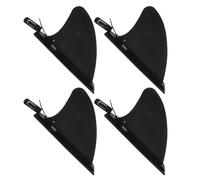 VALICLUD Juego de 4 Aletas para Tabla Paddle Surf Inflable Quillas Estabilizadoras y Divisor de Agua, Accesorios para Kayak y Navegación en Aguas Poco Profundas