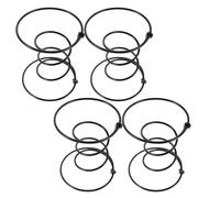 VALICLUD Juego de 4 Muelles de Repuesto para Sillón Reclinable Resortes de Tensión Metálicos de 15 CM Accesorios para Reparación de Sofás y Extensión Piezas para Muebles Duraderas y