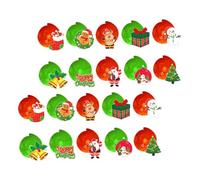 VALICLUD Juego de Adornos Navideños Colgantes en Espiral 50 Piezas 20 Tarjetas Dobles 20 Espirales Individuales y 10 Espirales Dobles Decoración Navideña para Fiestas y Árbol de