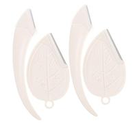 VALICLUD Juego de Afeitadoras de Cejas Portátiles 4 Piezas Herramientas de depilación Facial Afeitadora para Mujeres Hogar Salón