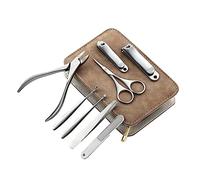 VALICLUD Juego De Cortaúñas Profesional 8 Piezas Acero Inoxidable Para Manos y Pies, Kit De Manicura y Pedicura Personal, Herramienta Para Decoración De Uñas, Uso Doméstico y Profesional