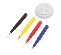 VALICLUD Juego de Herramientas de Relojero Portátil Bolígrafo y Aguja de Aceite, Plato de Aceite Estable, Kit Reparación Relojes para Profesionales, Mantenimiento de Relojes de Pulsera