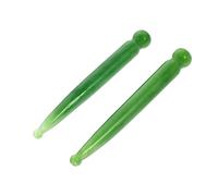 VALICLUD Juego De Palos De Masaje Facial 2 Piezas Doble Punta De Resina Ergonómica Para Puntos Gatillo y Tejido Profundo, Herramienta Gua Sha Para Relajación y Terapia El Hogar, Uso Femenino y Facial