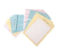 VALICLUD Juego de Sobres y Papeles para Carta Diseño Floral, 6 Sets de Papelería Creativa de Papel Resistente Motivos de Flores y Aves, Kit de Sobres y Hojas para Escritura y Notas