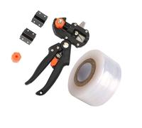 VALICLUD Juego de Tijeras de Injertar para Jardín 2 Piezas Cinta Injerto Blanca Herramienta para Poda y Corte de Ramas Frutales Aleación Duradera Adecuado para Injertos Rápidos y