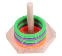 VALICLUD Juguete de Loro Inteligente Hexagonal para Entrenamiento y Juego | Madera y Plástico, para Periquitos y Aves, Ayuda a Aprender Trucos, Resolver Puzles y Aumentar Interacción