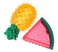 VALICLUD Juguete para Perros Cachorros Congelable en Forma de Fruta 2piezas TPR Resistente para Juego en Casa y Protección de Muebles en Verano