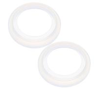 VALICLUD Junta de Silicona para Cafeteras Espresso 51 Mm, Repuesto de Sello del Grupo de Máquina de Café, Kit 2 Piezas Resistente al Calor para Mantenimiento y Optimización de Presión,