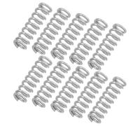 VALICLUD Kit de 10 Resortes de Compresión Mecánicos Pequeños de Acero Inoxidable 0,5x3x10 Mm para Bolígrafos, Resortes de Repuesto Compactos para Manualidades y Proyectos Industriales