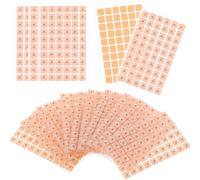 VALICLUD Kit de Acupresión Auricular 600 Semillas Oreja Adhesivos para Auriculoterapia Tamaño Pequeño Material Hipoalergénico Adecuado para Aliviar el Estrés y Mejorar el Sueño