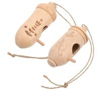 VALICLUD Kit de Casitas Colgantes para Pájaros de Madera Nidos Decorativos para Colibríes Exteriores Set 2 Unidades Modelo 4 y 6 Adecuado para Jardín y Patio