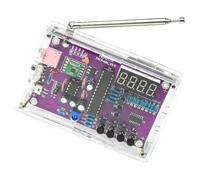 VALICLUD Kit de Práctica de Soldadura para Principiantes Equipo de Radio y Accesorios de Soldadura en Acrílico y Acero Inoxidable para Proyectos de Aprendizaje y Bricolaje