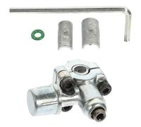 VALICLUD Kit de Válvula Perforadora de Aleación de Zinc para Frigorífico Pequeño y Congelador Accesorio Resistente y Duradero para Refrigeración Doméstica