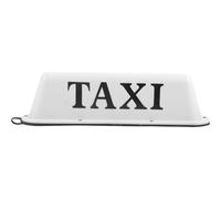 VALICLUD Lámpara de señal de taxi LED para automóvil, plástico blanco, alta luminosidad, práctica y resistente, para conducción nocturna