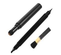 VALICLUD Lápiz Lápiz para Rellenar Barba con Pincel Polvo para Barba Casa o Viajes