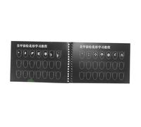 VALICLUD Libro De Práctica De Arte De Uñas Kit 1 Unidad Tamaño A4 Para Principiantes y Manicuristas En Formación Práctica De Nail Art Diseño Portátil