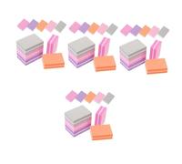 VALICLUD Lima De Uñas Bloquear Lijado Cutícula Manicura Pulido Clavo Suministros De Uñas Tampón De Bloque De Uñas Bloque Amortiguador Para Suavizar Las Uñas Esponja 100 Piezas*4