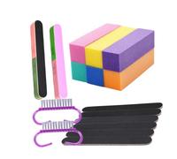 VALICLUD Limas de Uñas y Pulidores para Manicura Mini Cepillo de Uñas para Pulir y Lijar Casa o Salón