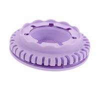 VALICLUD limpiador de cepillos bol arandela lavadora de brochas de maquillaje portátil recipiente taza de limpieza de herramientas de maquillaje taza para cepillo gel de sílice Púrpura