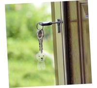 VALICLUD Llavero Conmemorativo para Coleccionista de Pelo de Perro Caja Transparente para Recuerdo de Mascota 2 Piezas Tamaño Pequeño Accesorio Ligero y Compacto para Llevar el Pelo de