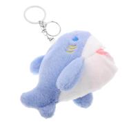 VALICLUD Llavero de Peluche de Ballenas muñeca de de Peluche Juguete de Peluche Juguetes de Peluche de Animales Marinos Peluche de Tiburon Colgantes de Bolsa algodón Sky-Blue