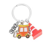 VALICLUD Llaveros De Camión y Semáforo Forma Creativa, Llavero De Plástico y Aleación De Zinc, Diseño Pequeño y Ligero, Accesorios Para Mochilas y Recuerdos De Fiesta, Pack Para Eventos y Regalos