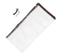 VALICLUD Lona para Gallinero de Invierno 3X3 M Cubierta de PE Transparente Resistente al Desgarro con Cuerda Negra y 50 Bridas Protección contra Lluvia y Frío para Aves de