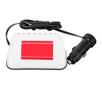 VALICLUD Luz de Señal para Taxi de Color Blanco para Coche Adhesivo Inferior, Lámpara LED Iluminada de Plástico para Techo que Previene Colisiones Traseras