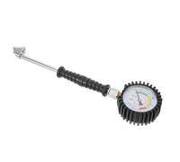 VALICLUD Manómetro Mecánico de Presión para Neumáticos de Coche y Moto Indicador de Aguja Preciso Diseño con Mango de Goma Antideslizante Control Fiable para Mantenimiento Seguro