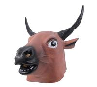 VALICLUD Máscara De Cabeza De Toro Para Halloween Cosplay y Fiesta De Disfraces Accesorio De Disfraz Adorable Para Adultos Para Fiestas Temáticas De Animales