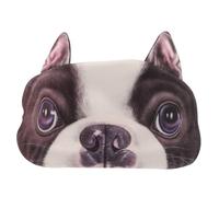 VALICLUD Máscara para Dormir de Dibujos Animados 3d Diseño de Perro Bulldog, Antifaz para Ojos Bolsa de Gel Frío, y Ligera, Adecuado para Viajes, Descanso y Uso en Casa