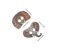 VALICLUD Máscaras de Animales Selva para 16 Piezas Máscaras de Papel Decorativas para Fiestas Infantiles y Disfraces de Carnaval Manualidades Infantiles para Cumpleaños y Aulas