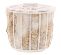 VALICLUD Material para Nidificación de Aves Pequeñas y Juncos de Algodón con Cesta, Práctico y Decorativo para Jaulas de Periquitos y Pinzones
