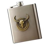 VALICLUD Matraz de Acero Inoxidable Portátil para Bebidas Alcohólicas, Frasco Pequeño Adecuado para Excursiones y Senderismo, Diseño Compacto y Duradero