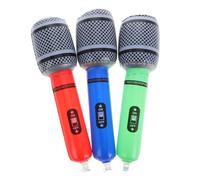 VALICLUD Micrófono Inflable para Accesorio Musical para Fiestas Temáticas Juguete Interactivo de Simulación para Conciertos Rol Decoración Rock