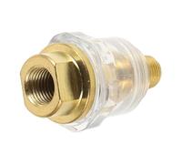 VALICLUD Mini Lubricador Automático que Previene Óxido y Corrosión de 1/4 de Pulgada Engrasador de Latón y Plástico para Herramientas Neumáticas