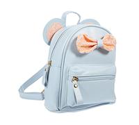 VALICLUD Mini Mochila de PU y Poliéster Diseño de Lazo Pequeña y Bonita para Estudiantes Mochila Tipo Cartera para Mujer para Uso Diario