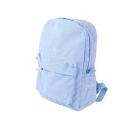 VALICLUD Mochila De Tela De Listas Azul Para Mujer y Niña Mochila Multifuncional De Moda Para Estudiantes y Uso Diario Bolso Cómodo y Resistente