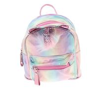 VALICLUD Mochila Infantil Unicornio Lentejuelas y Pompones De Felpa, Tejido Oxford y PU Resistente, Correa Ajustable para Niñas En Edad Preescolar, Mochila Escolar Viaje Pequeña