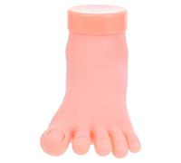 VALICLUD Modelo de Pie para Práctica de Manicura, Herramienta de Entrenamiento para Uñas Buena Elasticidad, 19.5X8.5X7.5 CM, Adecuado para Principiantes