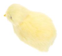 VALICLUD Modelo de Pollito de Peluche Sonido Realista, Figura Simulada Pequeña, Adorno Decorativo para Mesa, Juguete Textura Suave y Diseño Detallado, Adecuado para Decoración y Obsequio