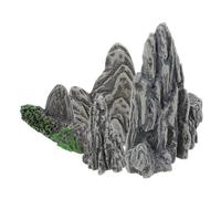 VALICLUD Modelos de Rocalla Artificial para Bonsái Miniatura Juego de 4 Piezas Decoración Realista para Micro Paisajes de Interior Adornos para Macetas y Jardines Zen