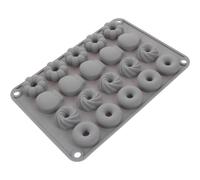 VALICLUD Molde de Silicona para Hacer Donuts Mini Molde para Postres y Gelatina DIY Antiadherente y Seguro de Frutas Adecuado para Repostería Casera y Cocina Creativa