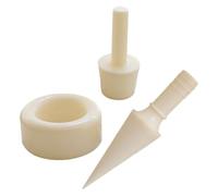 VALICLUD Molde para Cono de Waffle Cónico de Pvc Beige para Helados | Diseño Versátil y Seguro, Fácil de Usar, para Fiestas y Reuniones