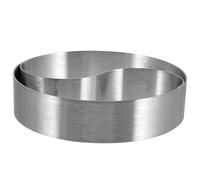 VALICLUD Molde para Galletas de Acero Inoxidable Molde para Hacer Bolas de Arroz Reutilizable Diámetro 13 CM X 3 CM Creativo Diseño Tai Chi Accesorio de Cocina para Ensaladas y Sushi