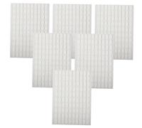VALICLUD Moldes para Uñas Pegatinas de Doble Cara 6 Hojas Adhesivas para Manicura Francesa de Usar Decoración de Uñas para Salones y Personal