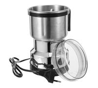 VALICLUD Molinillo Doméstico Eléctrico de Café 500 Ml Acero Inoxidable 3 Cuchillas de 6 Hojas Máquina Trituradora Rápida para Especias y Granos Portátil para Cocina y Camping