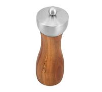 VALICLUD Molino Manual de Pimienta y Sal de Madera Natural con Núcleo Cerámico Ajustable y Cabeza de Acero Inoxidable para Especias y Cocina