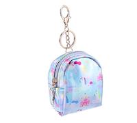 VALICLUD Monedero de Unicornio Brillante para Mujer Mini Monedero de PU Llavero Diseño de Unicornio y Estrella para Niñas para Usar Fiestas