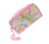 VALICLUD Neceser Unicornio Caballito Bolso De Maquillaje De Gamuza De Moda Caja De Cepillo Bolsas para La Organización Neceser De Viaje Rosa Bolsa De Sardinas Organizador De Maquillaje Paño